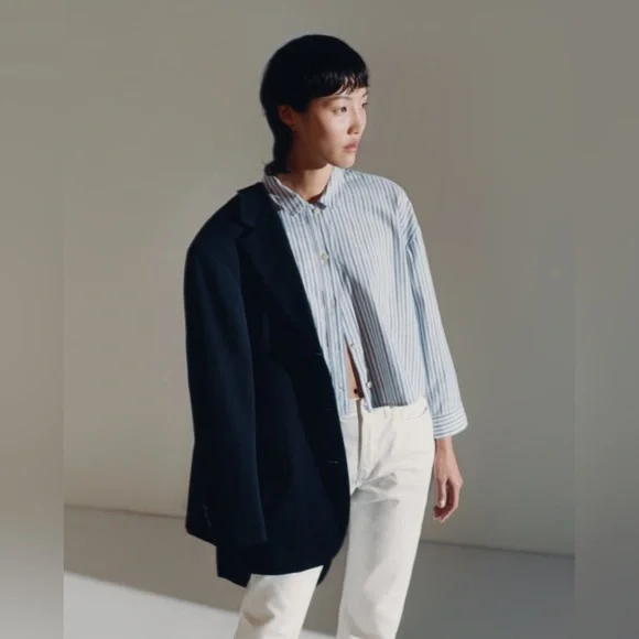 NWT Everlane The Woven PJ Top - Picture 4 of 11